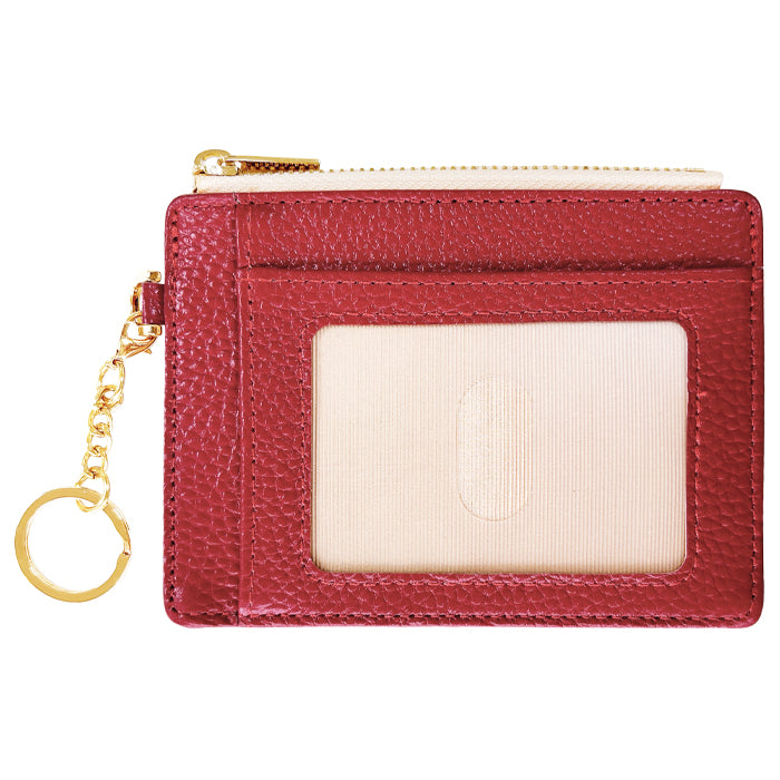 【財布の百貨店公式】 本革 上品な型押し 財布付き パスケース 定期入れ 小銭入れ カードケース 薄型 多機能 メンズ レディース PC2-P1-04 【安心の返品保証付き】