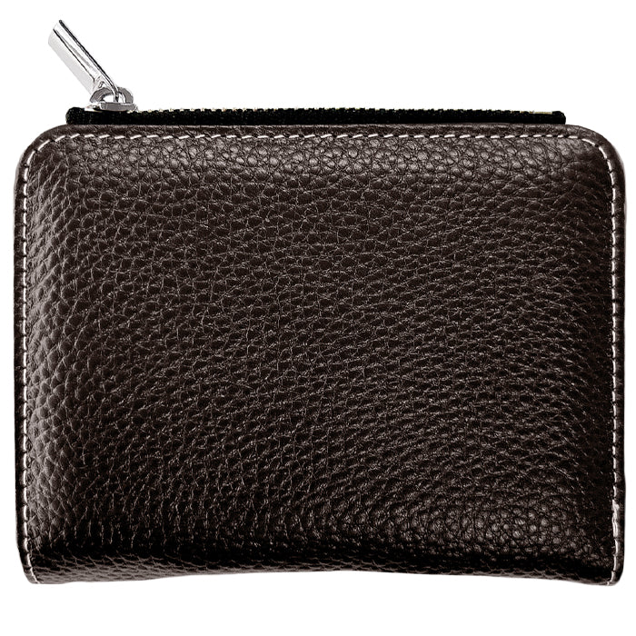 【財布の百貨店公式】 本革 二つ折り財布 上品な型押し てのひら財布 レディース メンズ カード収納 小銭入れ コインケース付き サイフ ウォレット 革 レザー 牛革 WM-D2-04 【安心の返品保証付き】