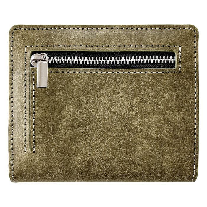 【財布の百貨店公式】 本革 レザリア スリム二つ折り財布 メンズ レディース カード収納 小銭入れ コインケース付き サイフ ウォレット 薄型 コンパクト 【WM-D3-02】 【安心の返品保証付き】