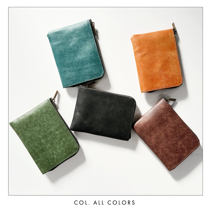 【財布の百貨店公式】 本革 レザリア L字ジッパー財布 レディース メンズ カード収納 小銭入れ サイフ ウォレット 革 レザー 牛革 【WM-L1-02】 【安心の返品保証付き】