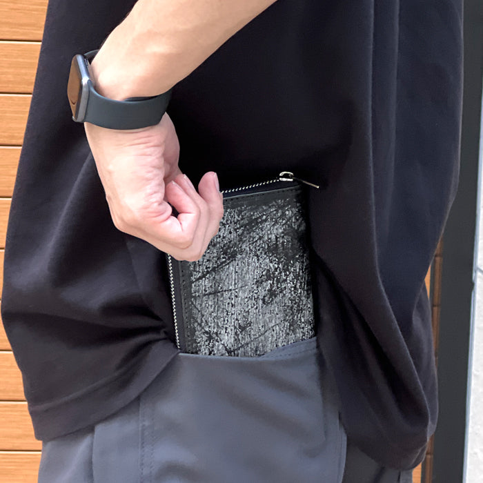 【財布の百貨店公式】 イギリス製 ブライドルレザー 財布 本革 長財布 メンズ ラウンド型ファスナー 英国 ブルーム ｜英国伝統の気品と風格 ブライドルレザーの極上ウォレット 【安心の返品保証付き】