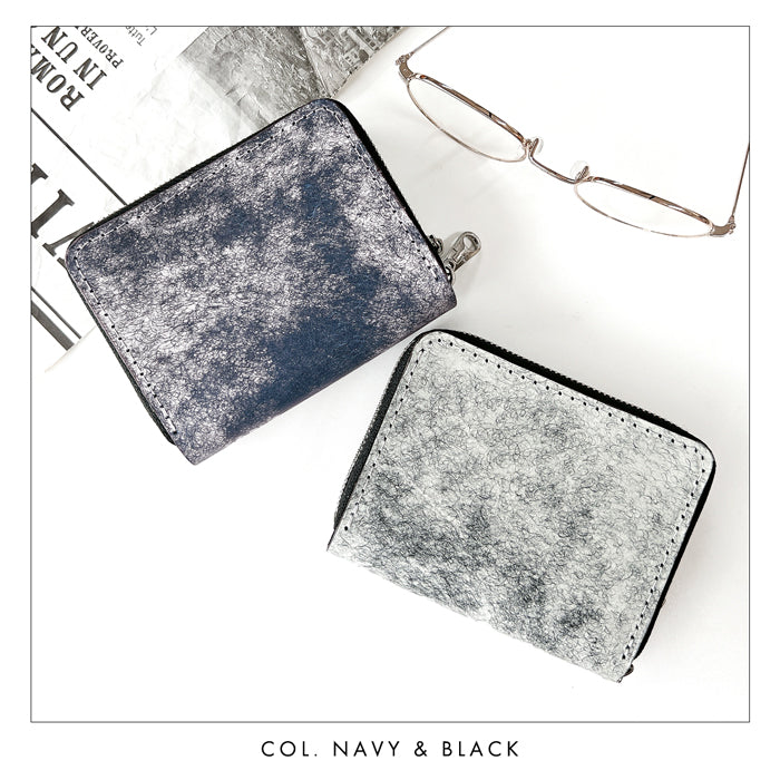 【財布の百貨店公式】 蛇腹 ダブルファスナー 財布 イタリア産 本革 マルゴーフォグ カード収納 ミニ財布 小さい財布 使いやすい 牛革 革財布 ラウンド型財布 イタリアンレザー 【安心の返品保証付き】