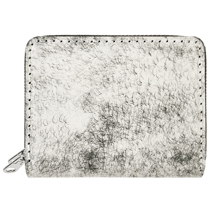 【財布の百貨店公式】 蛇腹 ダブルファスナー 財布 イタリア産 本革 マルゴーフォグ カード収納 ミニ財布 小さい財布 使いやすい 牛革 革財布 ラウンド型財布 イタリアンレザー 【安心の返品保証付き】