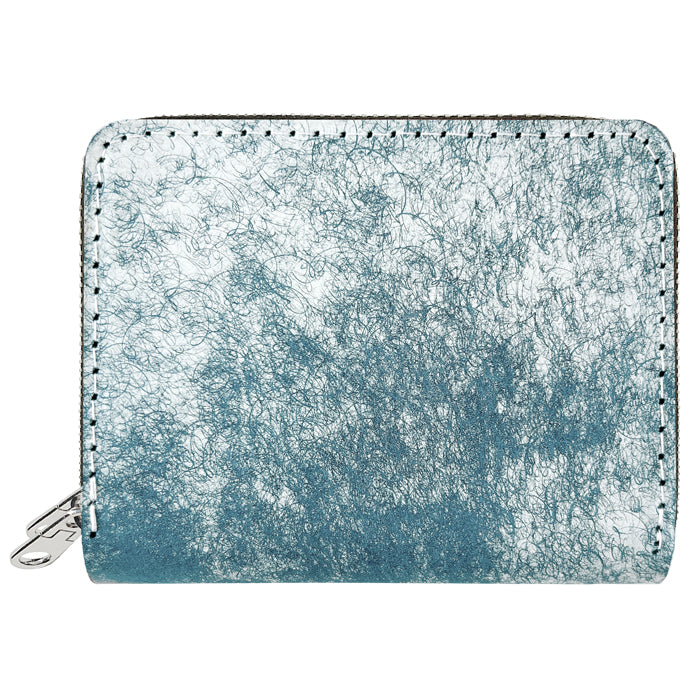 【財布の百貨店公式】 蛇腹 ダブルファスナー 財布 イタリア産 本革 マルゴーフォグ カード収納 ミニ財布 小さい財布 使いやすい 牛革 革財布 ラウンド型財布 イタリアンレザー 【安心の返品保証付き】