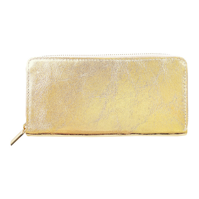 財布の百貨店公式】 長財布 メタリック 財布 レディース メンズ
