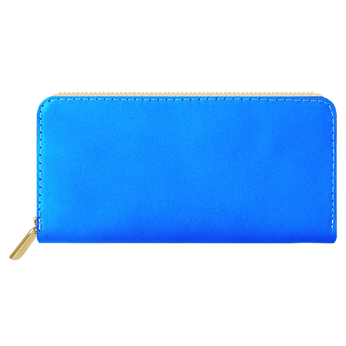 【財布の百貨店公式】 ネオンカラー 長財布 本革 財布 ラウンド型ファスナー レディース メンズ 大容量 カード収納 蛍光カラー【安心の返品保証付き】