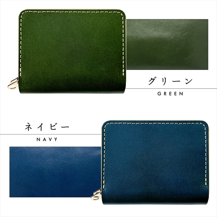 【財布の百貨店公式】 栃木レザー 本革 財布 蛇腹 ダブルファスナー レディース カード収納 ミニ財布 小さい財布 使いやすい 牛革 革財布 ラウンド型財布 やさしいおかんの本革 【安心の返品保証付き】