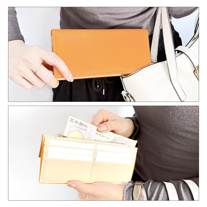 【財布の百貨店公式】 本革 オオツカ 長財布 二つ折り長財布 メンズ サイフ さいふ ウォレット 革 レザー カード収納 小銭入れ コインケース付き WL-D2-01 【安心の返品保証付き】