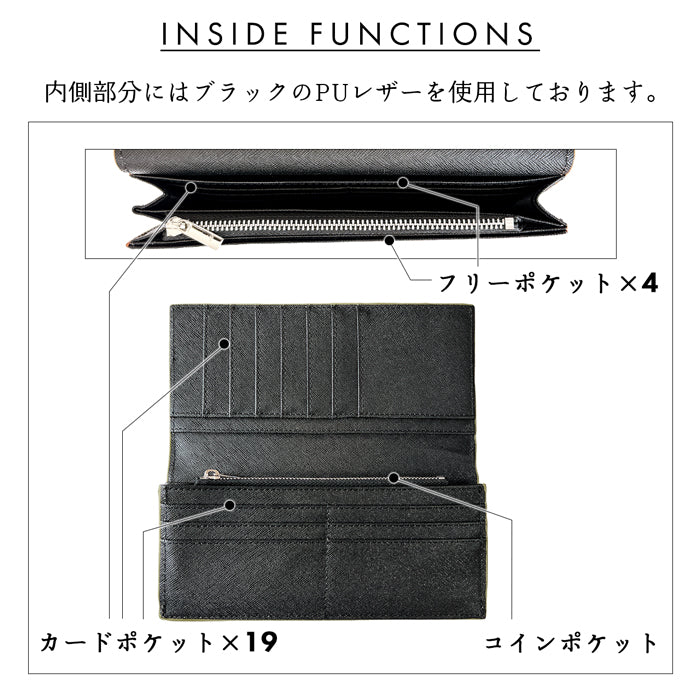 【財布の百貨店公式】 パイオニアレザー 二つ折り長財布 本革 長財布 メンズ サイフ さいふ ウォレット 革 レザー カード収納 小銭入れ コインケース付き 牛革 風合い豊かな本革に、こだわりの5色 WL-D2-02 【安心の返品保証付き】