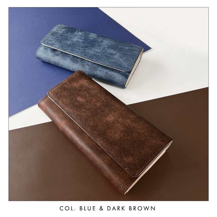 【財布の百貨店公式】 レザリアレザー 三つ折り長財布 本革 財布 メンズ 小銭入れ カード収納 コインケース サイフ さいふ ウォレット 革 レザー 牛革 風合い豊かな本革に、こだわりの5色 WL-T1-02 【安心の返品保証付き】