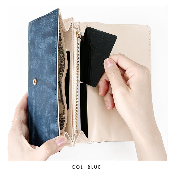 【財布の百貨店公式】 レザリアレザー 三つ折り長財布 本革 財布 メンズ 小銭入れ カード収納 コインケース サイフ さいふ ウォレット 革 レザー 牛革 風合い豊かな本革に、こだわりの5色 WL-T1-02 【安心の返品保証付き】