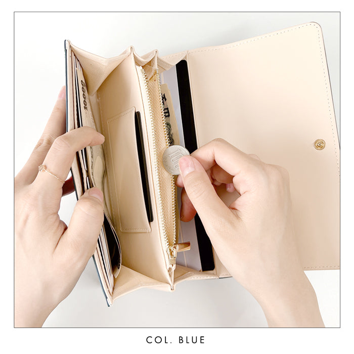 【財布の百貨店公式】 レザリアレザー 三つ折り長財布 本革 財布 メンズ 小銭入れ カード収納 コインケース サイフ さいふ ウォレット 革 レザー 牛革 風合い豊かな本革に、こだわりの5色 WL-T1-02 【安心の返品保証付き】