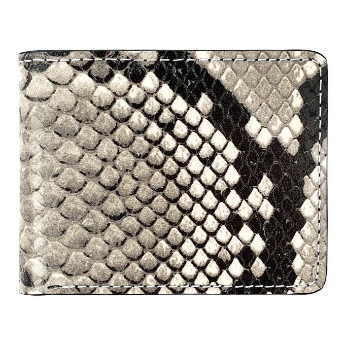 財布の百貨店公式】 二つ折り財布 ダイヤモンド パイソン 本革 財布 二