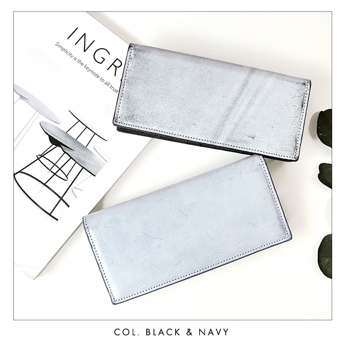 【財布の百貨店公式】 本革 ロウの極 長財布 二つ折り長財布 メンズ サイフ さいふ ウォレット 革 レザー カード収納 小銭入れ コインケース付き WL-D2-06 【安心の返品保証付き】